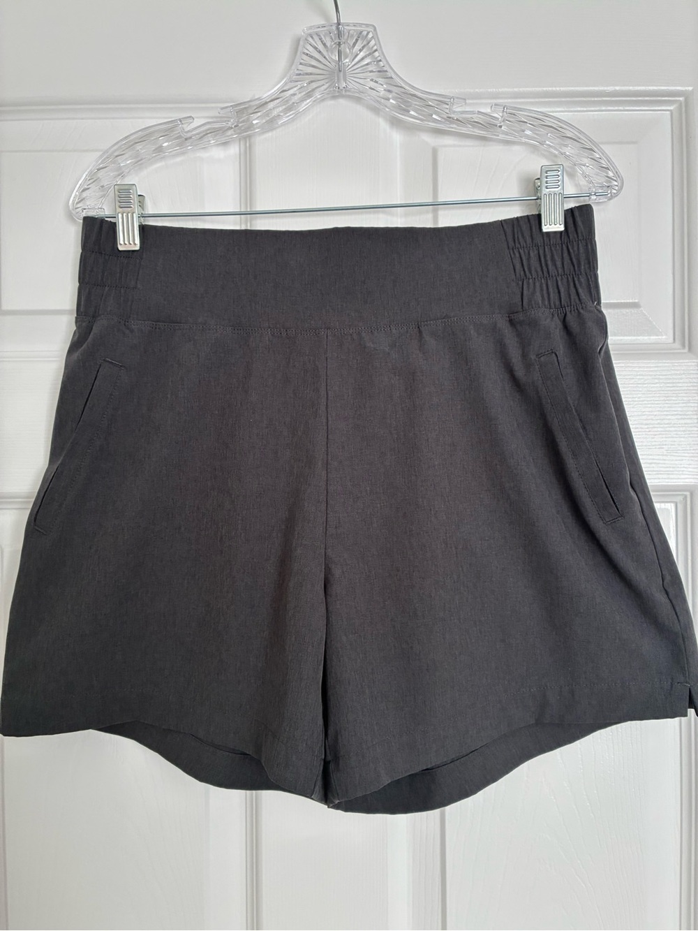 Balance Collection Women's High-Waist Shorts - Charcoal Gray